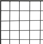 american garden works stnmb narrow screen trellis, black, side view