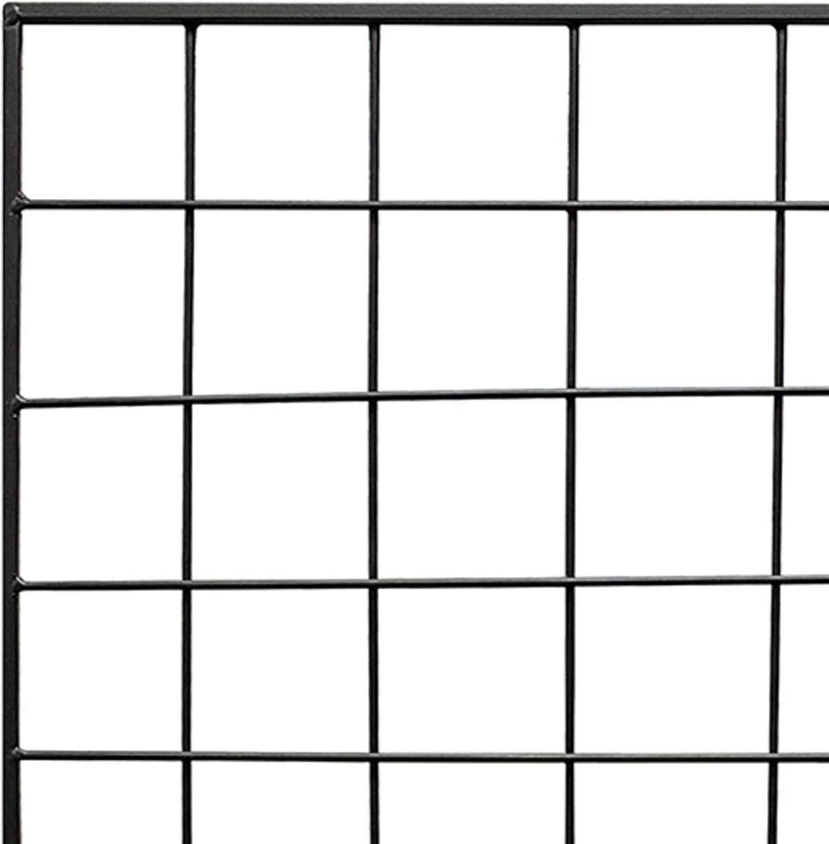 american garden works stnmb narrow screen trellis, black, side view
