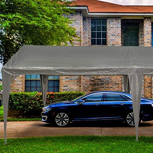 sunnyglade 10x20 ft heavy duty carport canopy outdoor on a desk or shelf