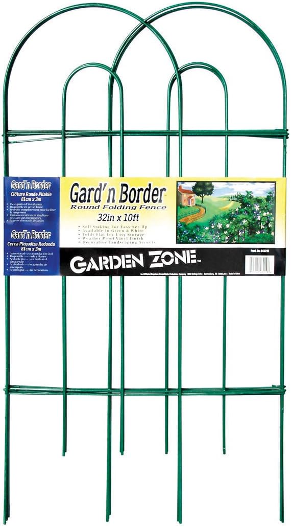 origin point 043210 gard'n border round folding fence, main product view