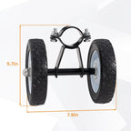 Lazy Daze Hammocks Wheel Kit for Hammock Stands, Black Weather Resistant | Universal Hammock Stand Wheel for Easy Outdoor Mobility