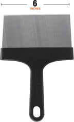 Blackstone Griddle Scraper – Heavy Duty Flat Top BBQ Grill Scraper for Cleaning – Stainless Steel Metal Construction with Long Handle – Multipurpose Kitchen Food Scraper & Chopper Accessories - 5061