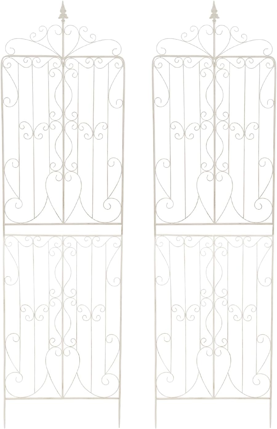 sungmor 2 pack large garden trellis, 92.5 inch shown in use