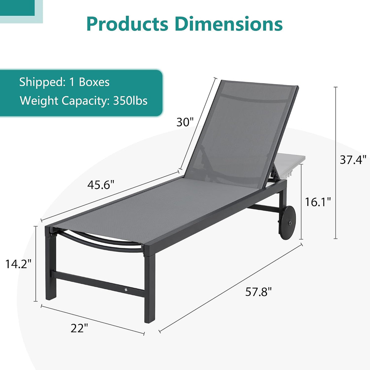 sunlei patio chaise lounge outdoor set of 2 shown in use
