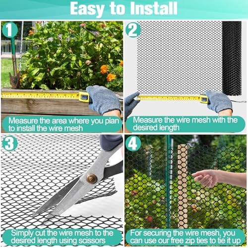 plastic mesh fence sheet 15.7in x 50ft, front angle view