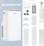 tosot 14,000 btu wifi portable air conditioner, aomi, package contents