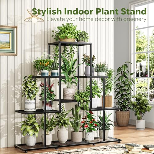ekisemio 5 tier metal plant stand - heavy, package contents
