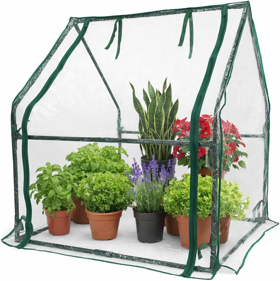 gardzen mini greenhouse 36.2”(l) x36.2”(w) x42.5”(h), main product view