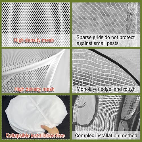 47" x 21" x 17" garden netting for, package contents