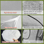 47" x 21" x 17" garden netting for, package contents