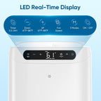 12000 btu portable air conditioners, cools up to showing dimensions