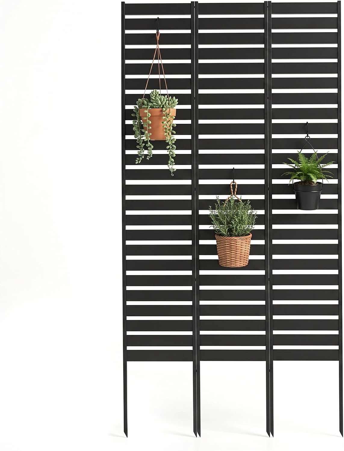 metal privacy screen fence outdoor - 60" h, main product view