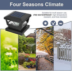 solar post cap lights for 3x3 metal & on a desk or shelf
