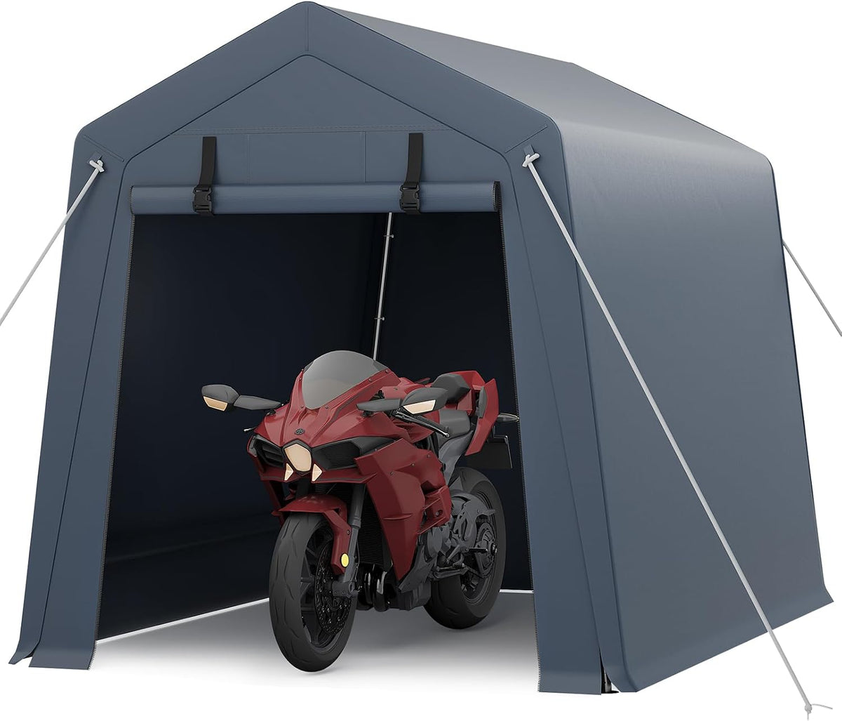 garveelife portable outdoor storage shed with roll-up zipper, main product view