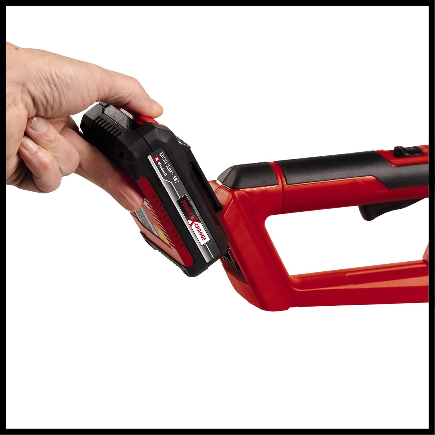 Einhell GC-CH 18/50 Li Solo Cordless Hedge Trimmer | PXC | 18 V | Metal Gear | Aluminium Knife Cover | Quiver | Without Battery
