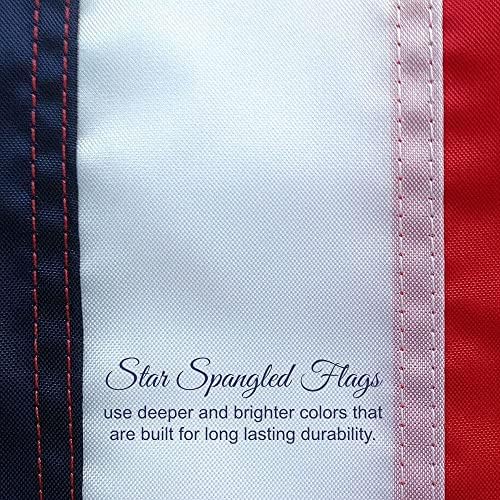 american flag 5x8-100% made in usa using tough, close-up detail