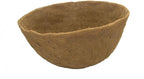 14 in x 9 in Round Flat Bottom Coco Liner For Hanging Basket Planter