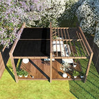 colourtree customized black 5' x 11' size fence on a desk or shelf