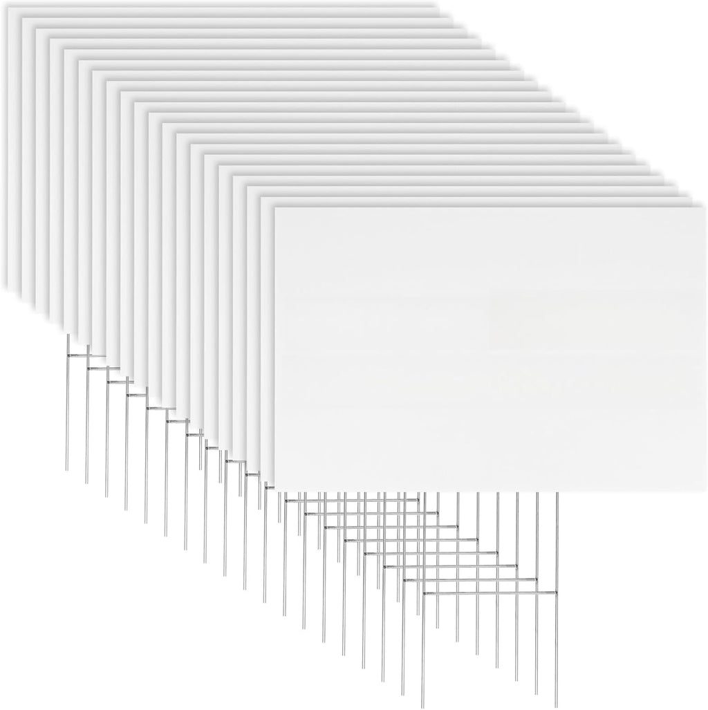 newflager 20 pack 17 x 12 inches white, main product view