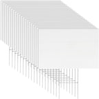 newflager 20 pack 17 x 12 inches white, main product view