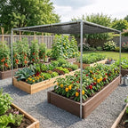 shademart 30% black shade cloth 20' x 20', package contents