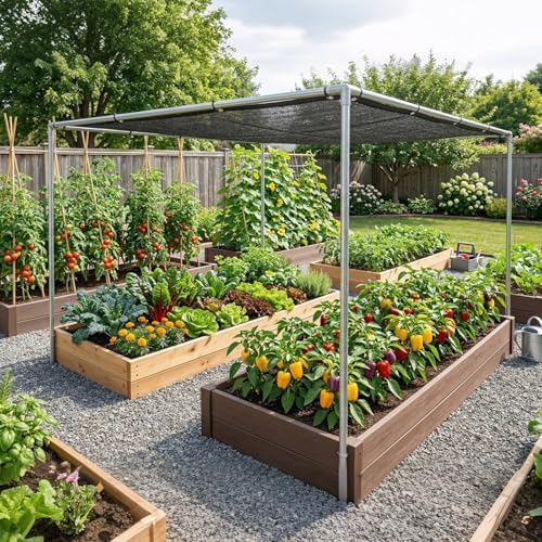 shademart 30% black shade cloth 20' x 20', package contents