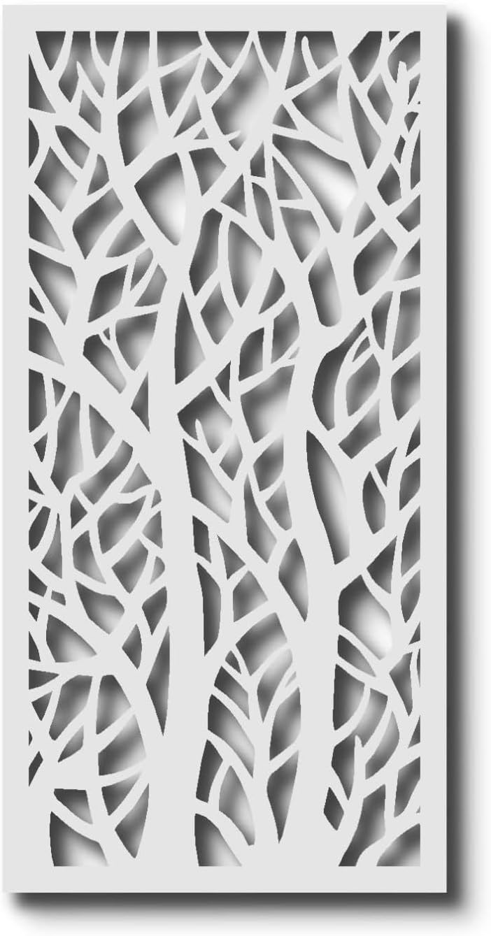 vima (twin trees) decorative wall art panel, main product view