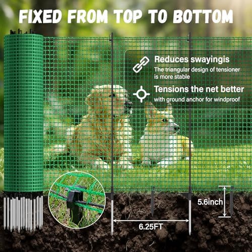 3x50 ft temporary fence for backyard,garden fence with showing dimensions