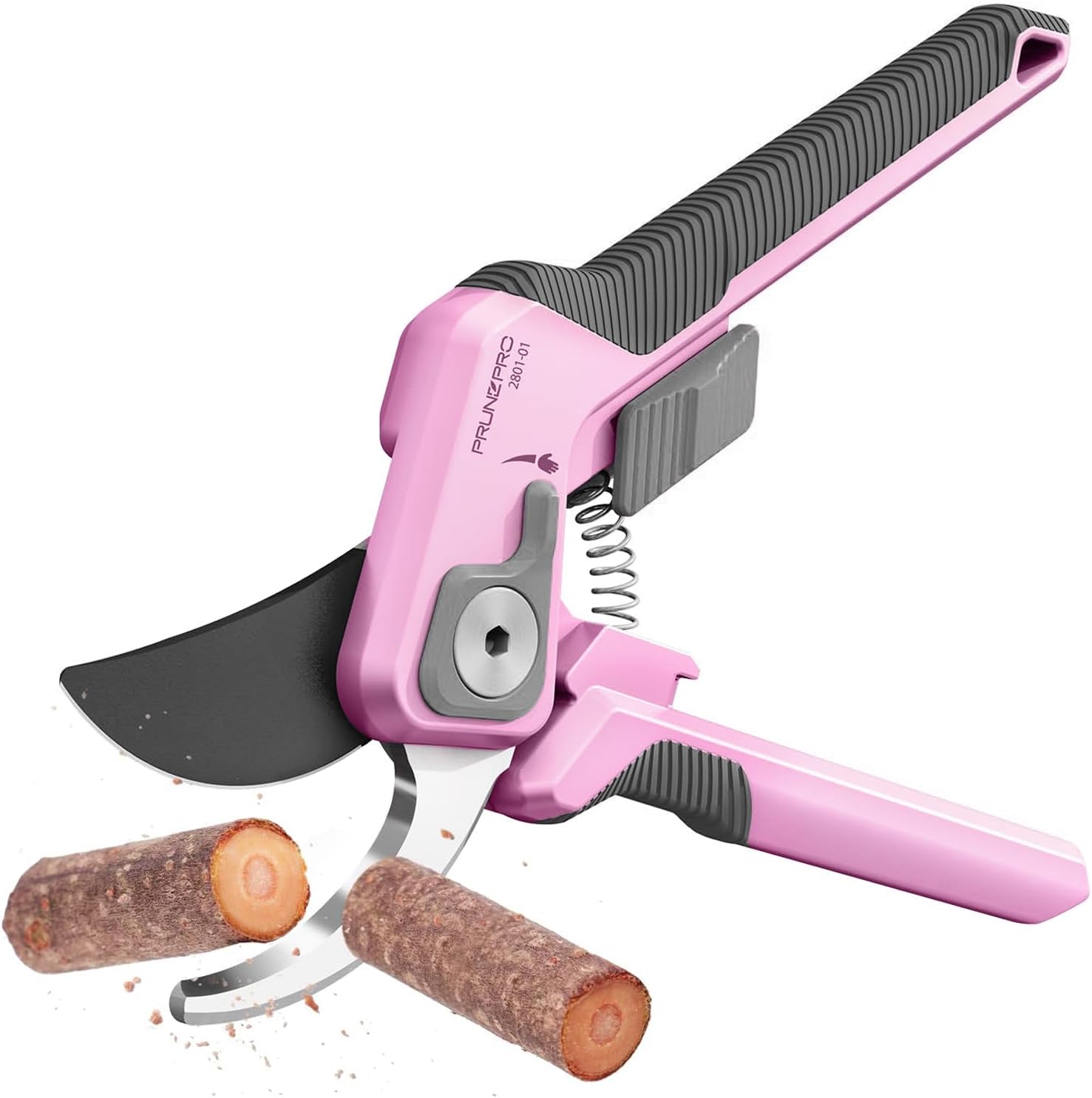 PrunePro 8.2" Pruning Shears for Women Lightweight Ultra Sharp Scissors | German Stainless Steel Blade Adjustable Handle Width Ergonomic Handle Small Hands Arthritis Friendly Garden Tools Gift