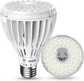 SANSI 24W Grow Light Bulb for Indoor Plants, 300W Equivalent, Full Spectrum | LED Grow Bulb, Grow Lamp with Optical Lens for High PPFD, 4000K Daylight Plant Lights for Indoor Growing