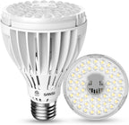 SANSI 24W Grow Light Bulb for Indoor Plants, 300W Equivalent, Full Spectrum | LED Grow Bulb, Grow Lamp with Optical Lens for High PPFD, 4000K Daylight Plant Lights for Indoor Growing