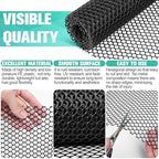 plastic mesh fence sheet 15.7in x 50ft, side view