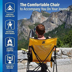 Kijaro Dual Lock Folding Camp Chairs - Versatile for Sports, Outdoors & Lawns - Locks Positions - Maldives Blue