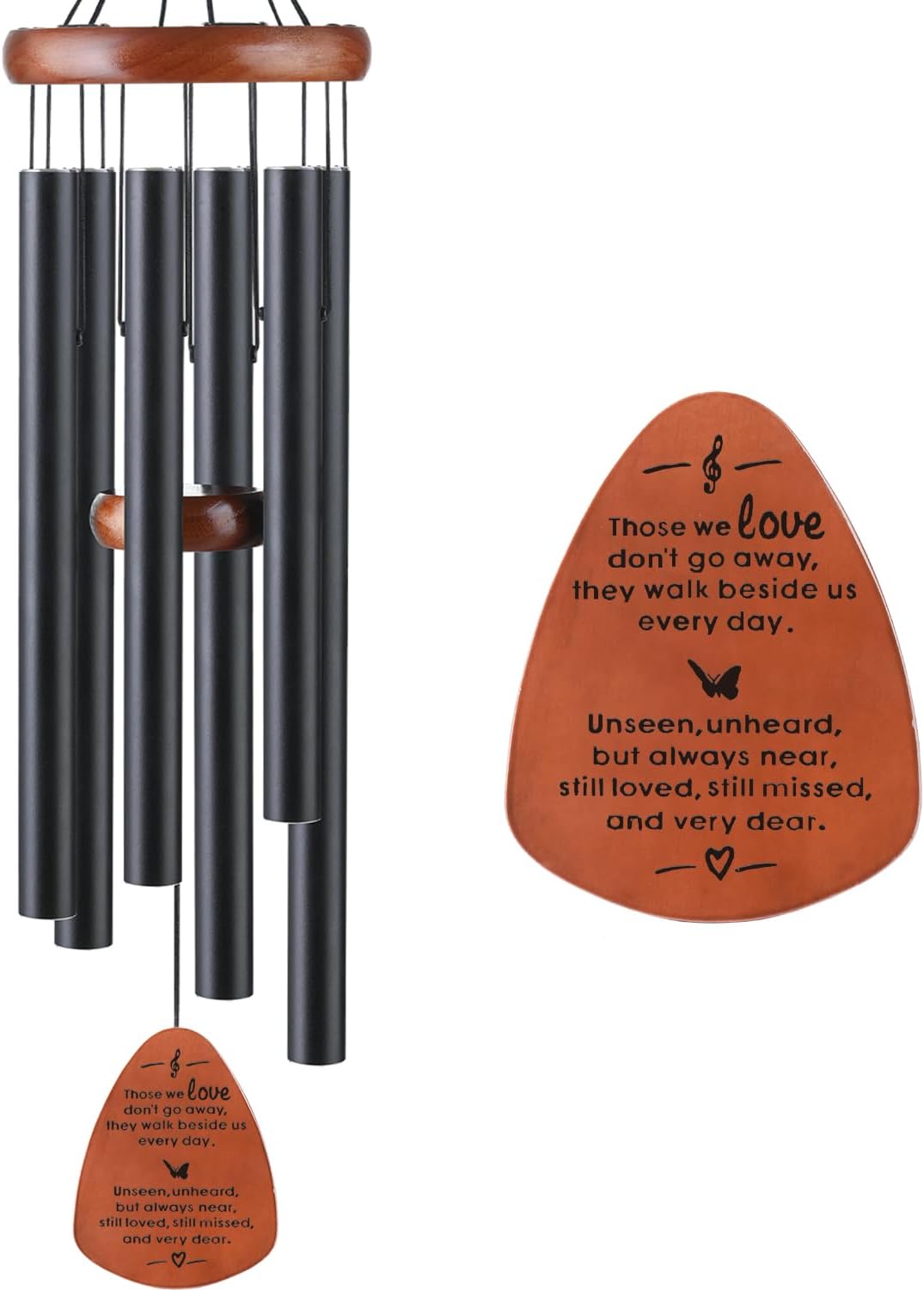 memorial wind chimes, sympathy gift for loss of, main product view