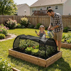 qwayhome 2pack garden covers for raised beds, pop, package contents