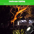 PAR36 LED Landscape Light Bulb 10W, 12V Low Voltage Lighting, Waterproof Spotlight for Outdoor Yard Tree Light, In-Ground Well Light, Warm White 2700K-3000K