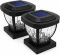 home zone living 2pk solar post cap lights, main product view