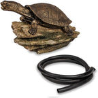 Aquascape Turtle On Log Spitter Fountain for Pond and Garden, 78371