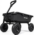 bilt hard 900 lbs poly garden dump cart, main product view