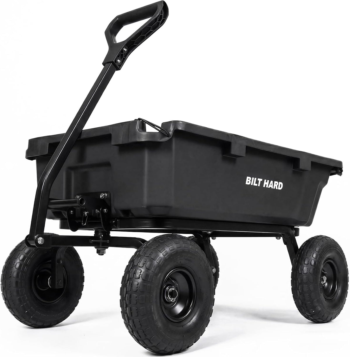 bilt hard 900 lbs poly garden dump cart, main product view