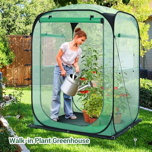 ohuhu pop up greenhouse for outdoors, portable walk-in, package contents