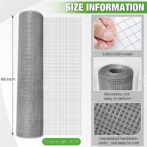 tatuo hardware cloth 1/2 inch 48in x 150ft shown in use