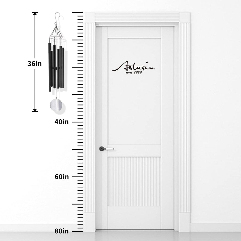 astarin wind chimes outdoor large deep tone, close-up detail