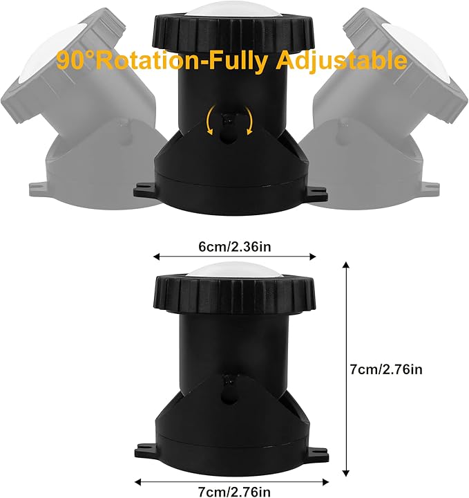 RGB Pond Lights with Timer, LED Underwater Submersible Colorful Landscape Spotlights, 98ft Remote Control IP68 Waterproof Fountain Lights for Fish Aquarium Tank Garden Yard Pool (Set of 4)