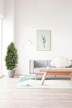 30" tall artificial boxwood topiary, 2 pcs outdoor, front angle view