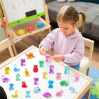 DIYDEC 180Pcs Mini Resin Animal 50 Styles Tiny Resin Figurines to Hide | Small Plastic Figurines for Vase Fillers Micro Dollhouse Aquarium Decorations