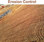 agfabric natural jute erosion control netting 4x60ft, 11.8oz, package contents