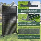72" privacy screen outdoor privacy fence panel for showing dimensions