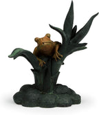 Aquascape Frog on Reed Spitter Fountain for Ponds and Water Gardens | 78305