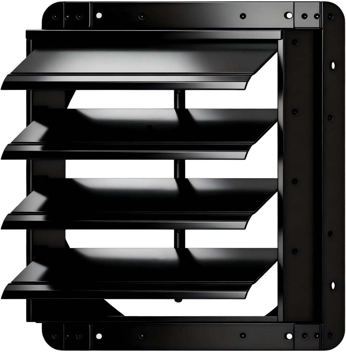 16 inch gravity shutter vent, galvanized steel automatic, main product view